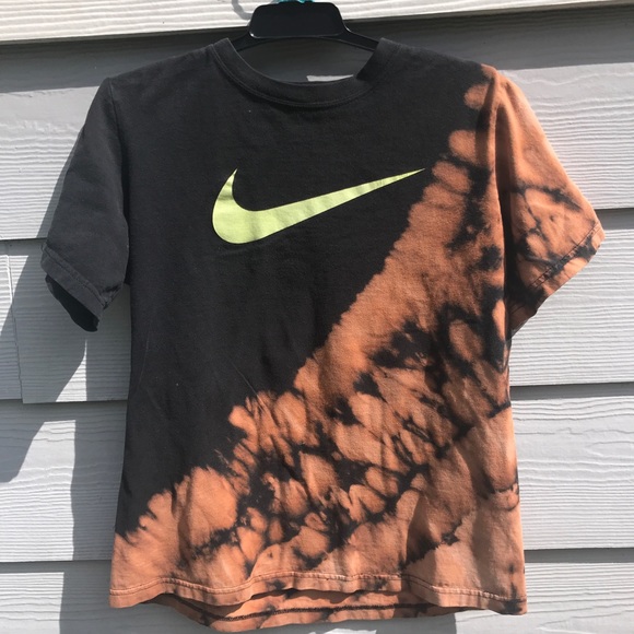 Nike Other - 10/$25 Nike Custom Bleach Dye Swoosh Shirt